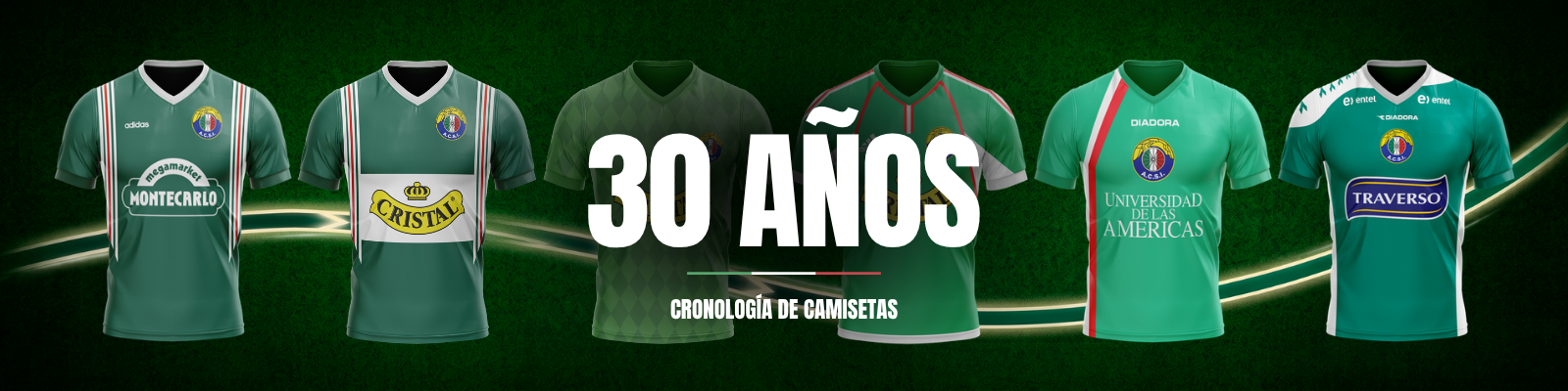 Cronología de Camisetas 1996-2026